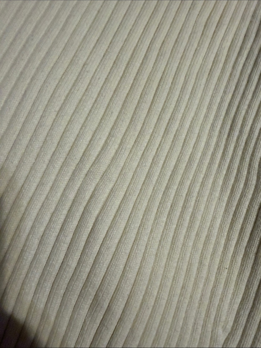 GAP GAP STRETCH Cream Ribbed Turtleneck Sweater - Picture 5 of 5